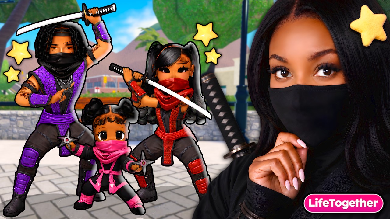 We Became A REALISTIC NINJA FAMILY in LifeTogether RP! ⭐ (Roblox Snapchat)