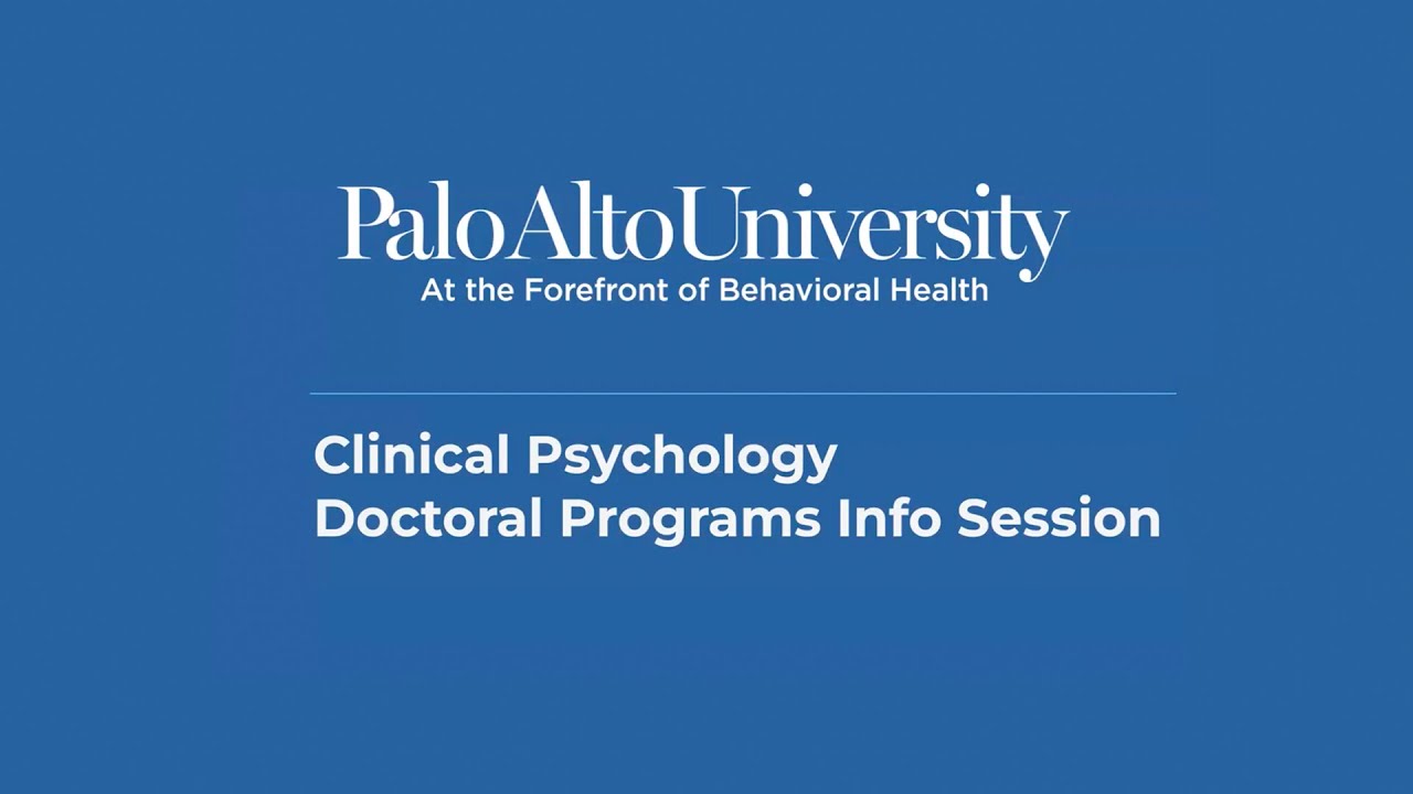 Doctoral Programs in Clinical Psychology Info Session