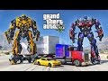 OPTIMUS PRIME VS BUMBLEBEE - GTA 5 TRANSFORMERS MOD !!!