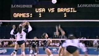 Women's Volleyball - Goodwill Games 1990 - Brazil x USA