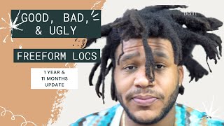 The Ups and Downs of Freeform Dreadlocks: 1 Year & 11 Months Journey | #DomiCongos