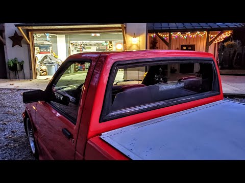 Powrlite Limo window install. The coolest aftermarket Minitruck mod ever! Chevy S10 Cameo 💋