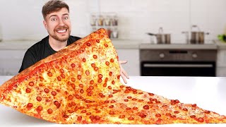 I Ate The World s Largest Slice Of Pizza || #mrbeast  #entertainment