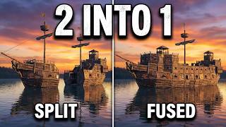 Merging 2 Ships into 1 Massive Fortress - Rust Hardcore - Day 13