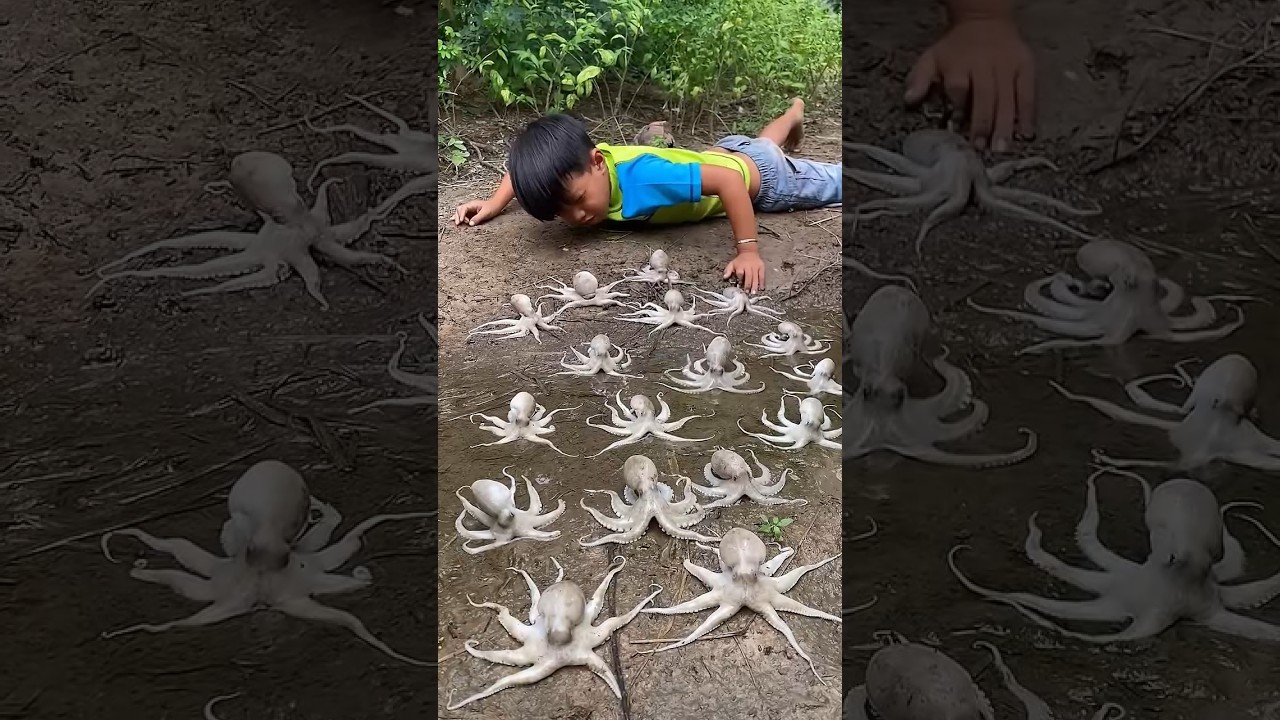 Survival Skills: SIMPLE and USEFUL with octopus 🦑🐙😂