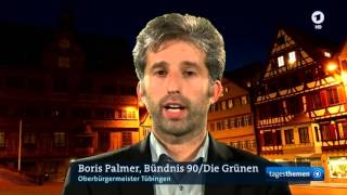 Wir schaffen das nicht -  OB Broris Palmer aus Tübingen kritisiert Bedingungen - ARD tagesthemen