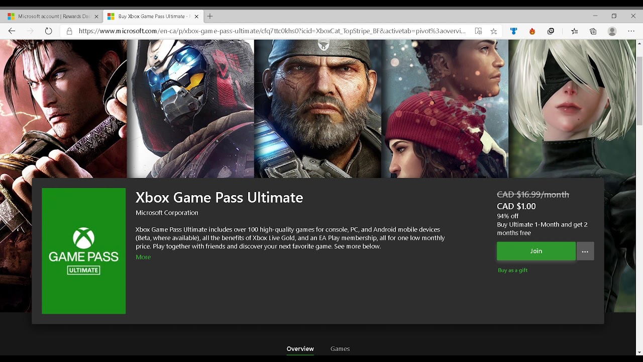 How to get Xbox Game Pass Ultimate Membership for 3 months at just $1. ...