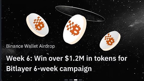 Binance Bitlayer BTCFI Web3 Airdrop | Bitlayer Swap On BitZap | Binance Bitlayer Week 6 Airdrop