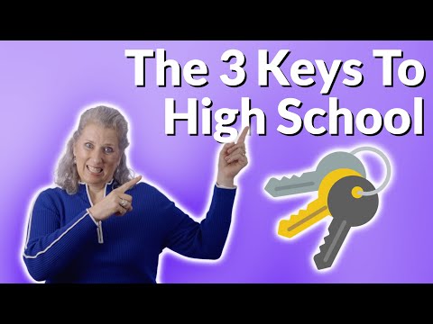 Three Keys To Success In High School… and Life!