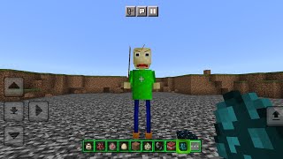 Baldi's Basic MOD in Minecraft PE