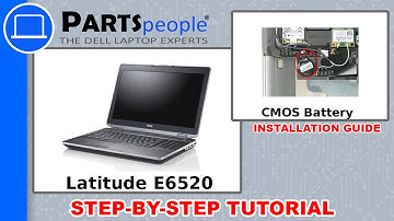 Dell Latitude E6520 (P14F001) CMOS Battery How-To Video Tutorial
