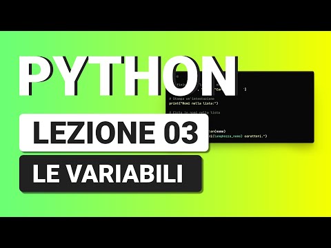 Video: Che cos'è l'assegnazione delle variabili in Python?