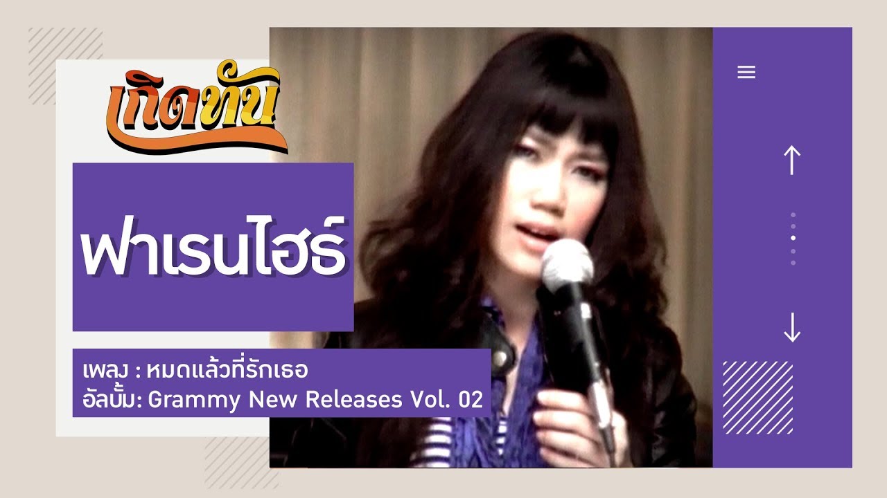 ปกเพลง หมดแล้วที่รักเธอ — FAHRENHEIT