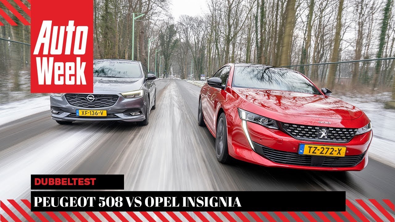 Peugeot 508 vs. Opel Insignia - AutoWeek Dubbeltest - English subtitles -  YouTube