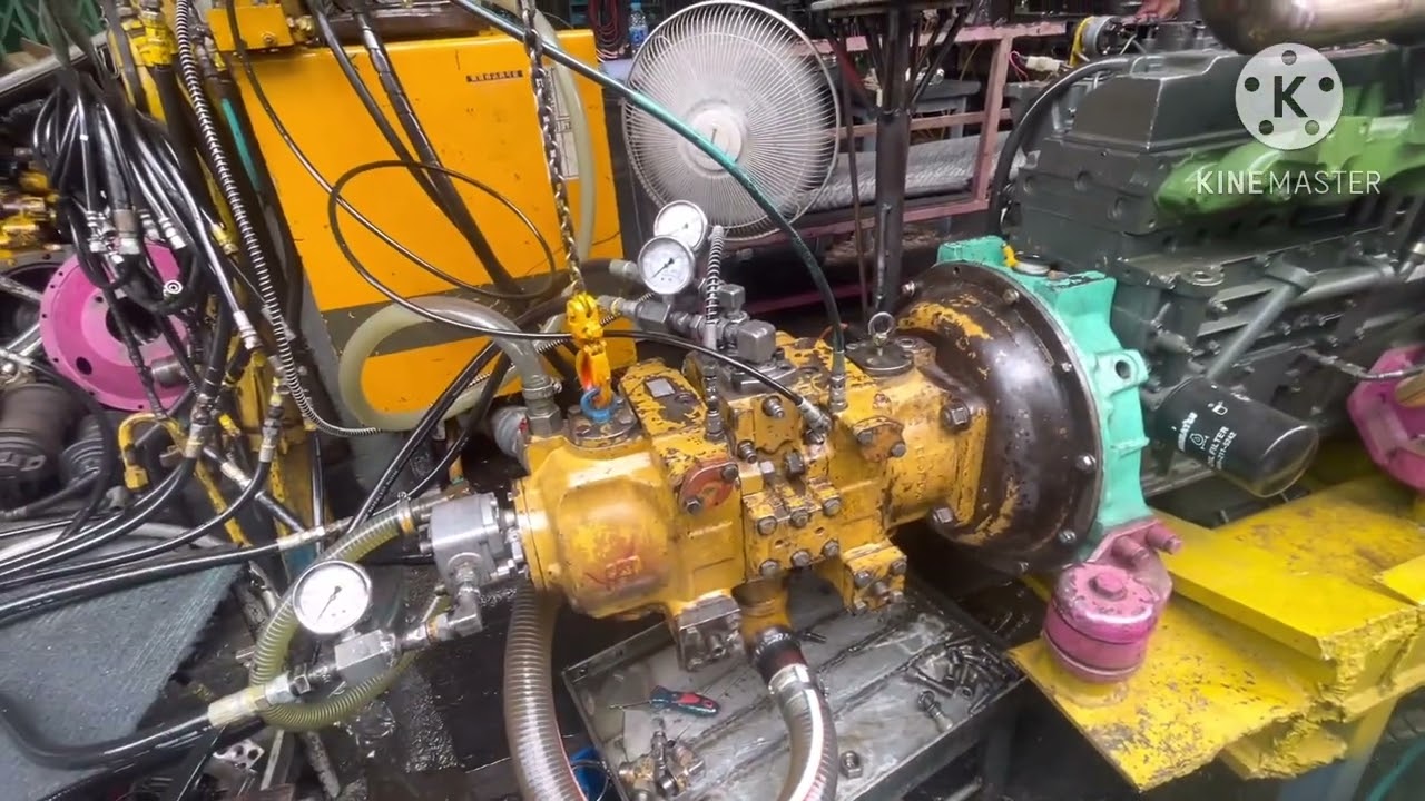วิธีและขั้นตอนซ่อมปั้มรถขุดCAT320-V1 จาก แม่สอด