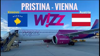 TRIPREPORT | Wizz Air (ECONOMY) | Airbus a321neo | Pristina - Vienna