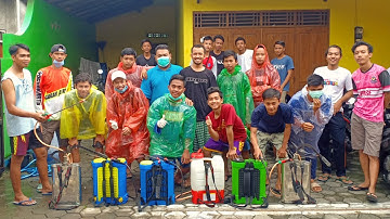 Penyemprotan Disinfektan - Tahap kedua