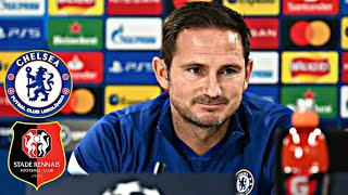 Frank lampard press conference Chelsea vs Rennes | Champions league