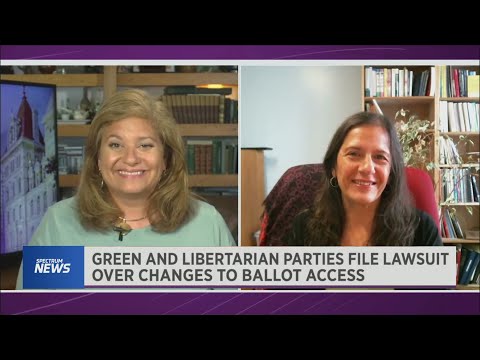 Greens Fight For Ballot Access! GPNY Co-Chair Gloria Mattera Spectrum News Interview on 2020 Lawsuit @greenpartyofnewyorkstate9471