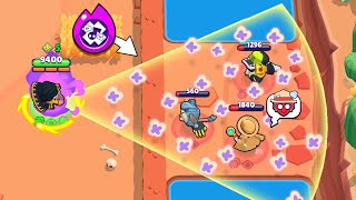 NERF POCO! INSANE HYPERCHARGE WIPED OUT NOOBS  Brawl Stars 2024 Funny Moments, Wins, Fails ep.1376
