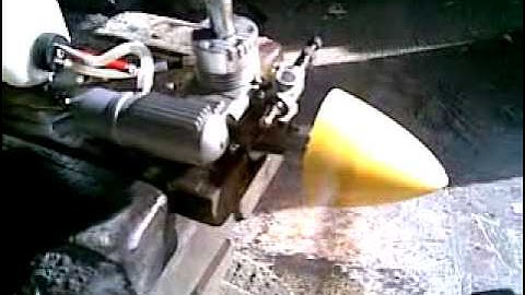 ASP 21A glow engine breakin use JF 9x6 propeller
