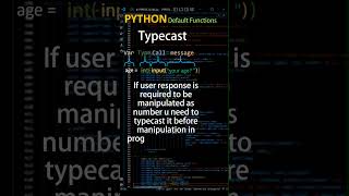 how to convert user input to a number in python | #Python | @pythink1 | #python for beginners