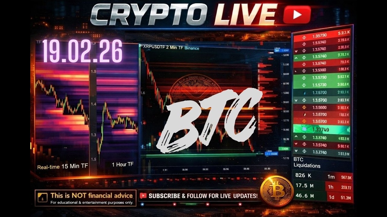 Bitcoin Live Price | Heat Map Real Time Data | 2m Crypto Trading Chart ...
