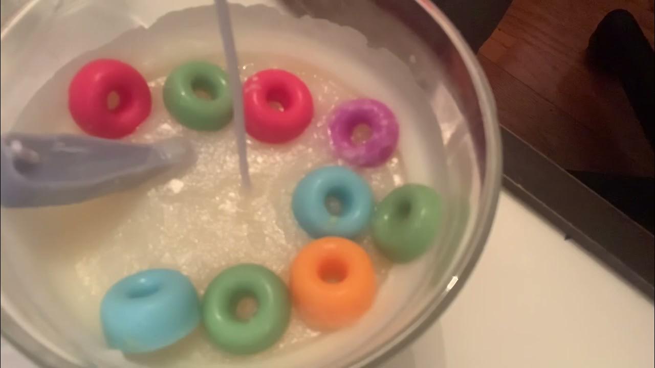 How to make Fruit Loop Candles DIY YouTube