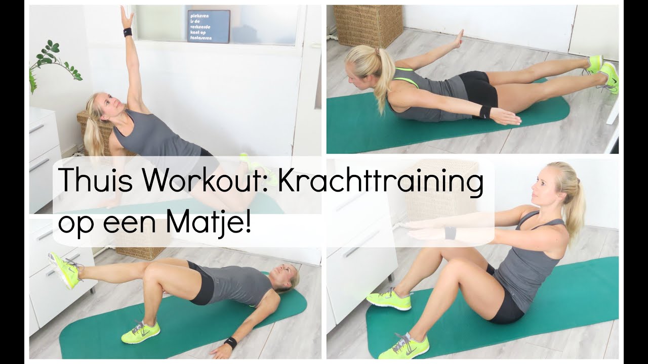 18 min. Full Thuis Workout op een Matje