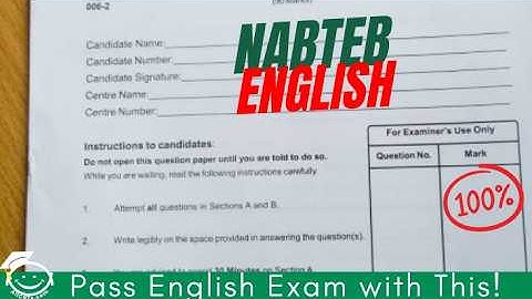 NABTEB 2025 English Most Likely Questions | Top Past Questions & Answers Explained