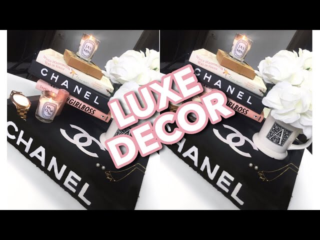 DIY Gucci and Chanel designer serving trays using my Cricut! 