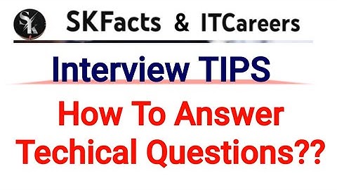 Interview Tips || How to Answer technical questions || #servicenow #skfacts #interviewtips