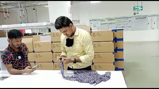 Garments clock wise check procedure