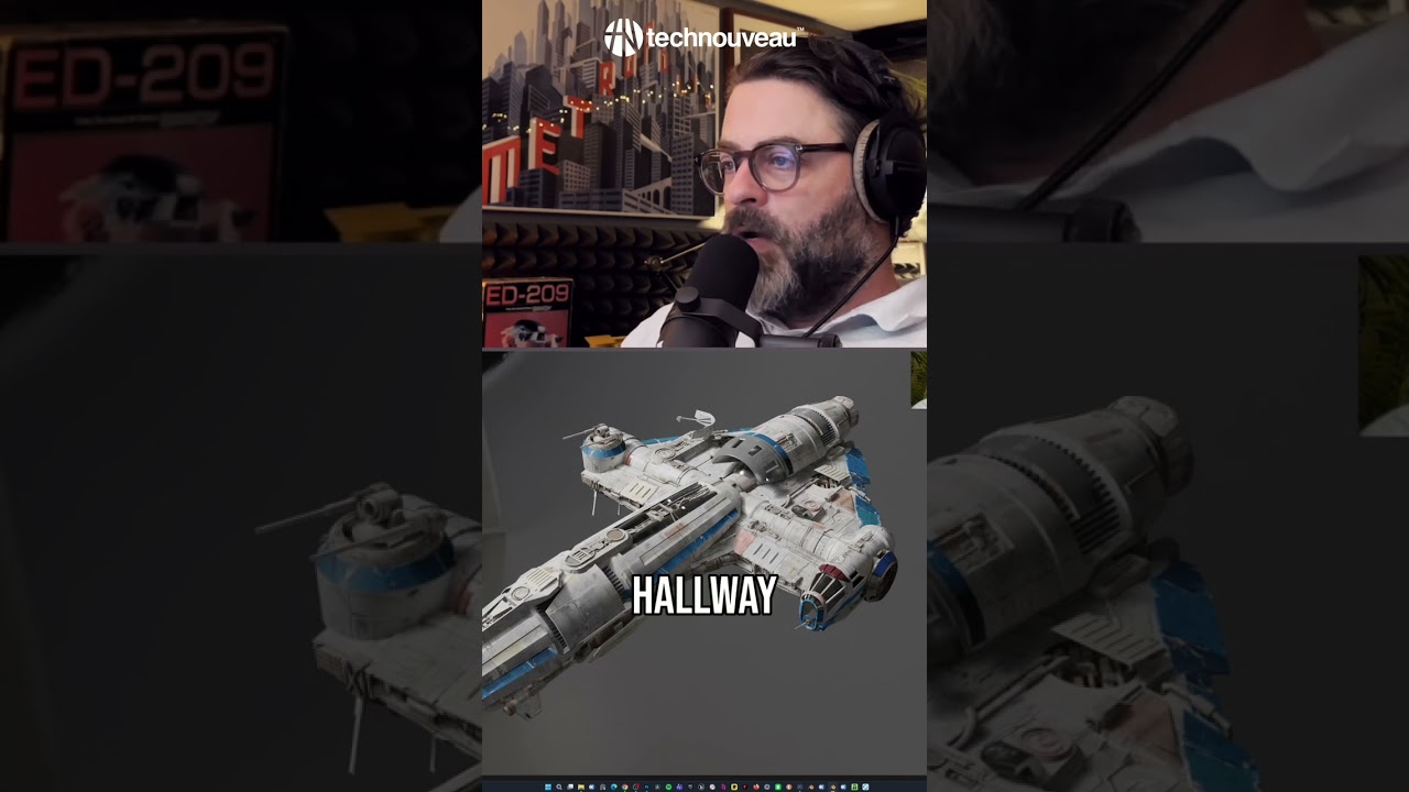 Spaceship Engine Room & Gun Access Revealed #shorts