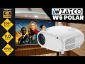 WZATCO W6 Polar⚡Best Full HD Projector for Home Cinema⚡Supports 4K