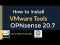 How to Install VMware Tools (Open VM Tools) in OPNsense Firewall 20.7