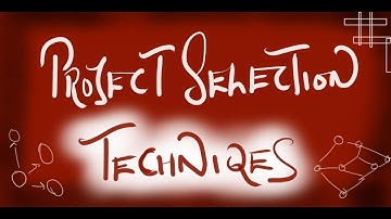 Project selection models (Numeric and Nonnumeric)