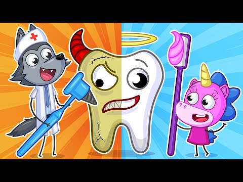 Protège Tes Dents | Habitudes Saines Pour Les Enfants 😬🦷| Teeny Mimi 🦄