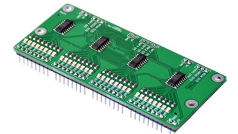 Shift register using 74595 as a module having four 74595 chips with 32 outputs