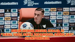 Jay Idzes Cerita Tentang Nama Panggilan Bang Jay Ke Media Italia 