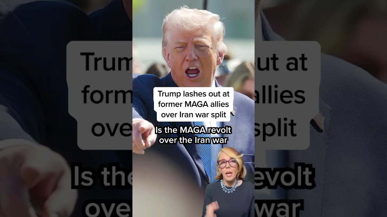 Trump lashes out at former MAGA allies over Iran war split