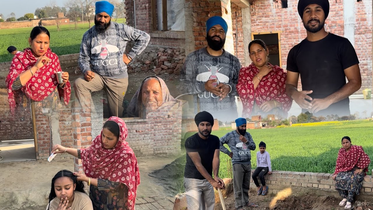 (ਅੱਜ ਅਸੀ ਲਾਇਆ ਸਬਜ਼ੀਆ🫛🌶️🥒🥕🫜 )(aj asi lagiya sabjiya)#gouravvlogs0 #pinderpreetvlog 