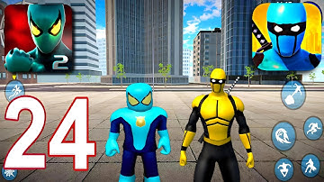 Power Spider Superhero 2 Vs  Blue Ninja - Gameplay Walkthrough Part 24 (iOS, Android)
