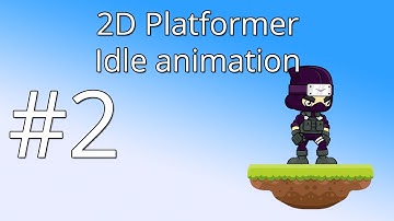 2. Unity 5 tutorial for beginners: 2D Platformer - Idle animation