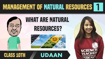 Management of Natural Resources 01 | What are Natural Resources? | Class 10 | NCERT | Udaan