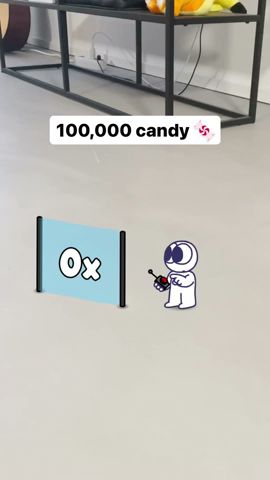 This is what 100,000 Candies look like