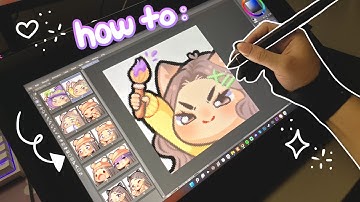 🌿 how to make an emote panel | CLIP STUDIO PAINT