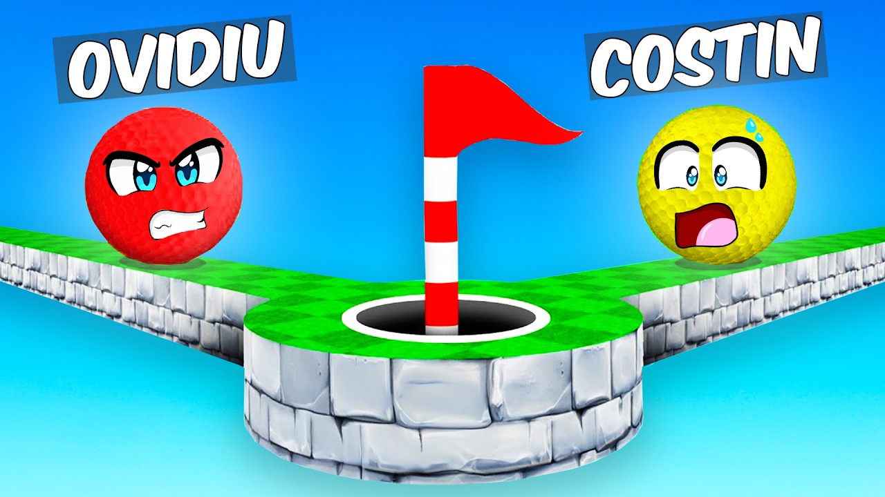 OVIDIU IL TROLLEAZA PE COSTIN LA GOLF 1 VS 1!