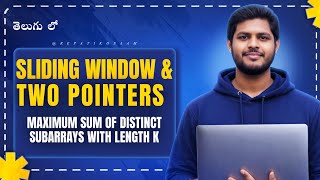 Maximum Sum of Distinct Subarrays With Length K 💡 | Sliding Window + Hashing Explained | DSA L29 🔥