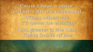 Greater - MercyMe (2014) HD - with lyrics chords